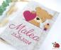 Preview: U-Heft-Hülle Wollfilz Handarbeit Babygeschenk