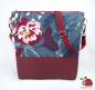 Preview: Handtasche Damen Blumenprint Handarbeit Baumwolle Kunstleder