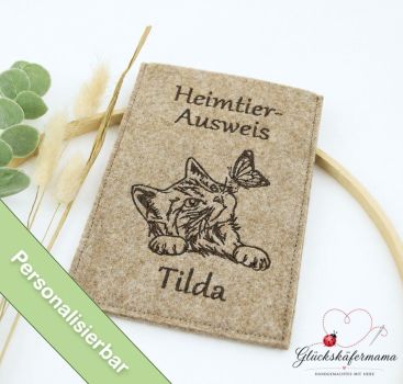 Personalisierbare Hülle für den EU-Heimtierausweis