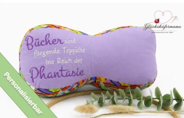Leseknochen "Bücher sind fliegende Teppiche..."