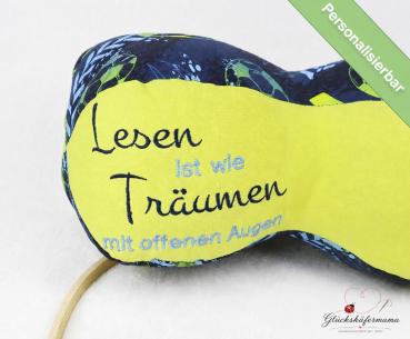 Leseknochen "Lesen ist wie Träumen..."
