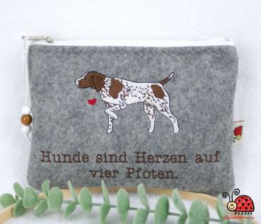 Utensilo Deutsch-Kurzhaar Filz handgemacht