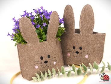 Osterkorb Hase wiederverwendbar