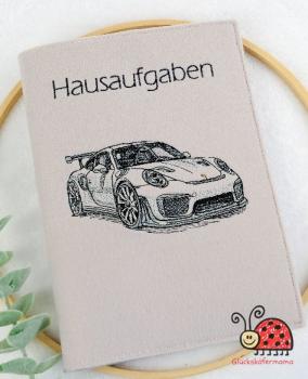 HA-Heft-Umschlag handmade Sportwagen Motorsport