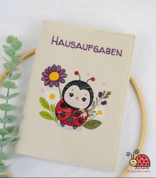 HuelleHausaufgabenheft Glueckskaefer Marienkaefer