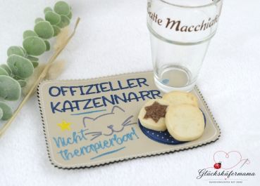 Geschenk Katzenliebhaber Tassenteppich