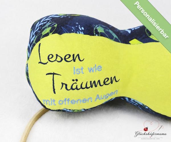 Leseknochen "Lesen ist wie Träumen..."