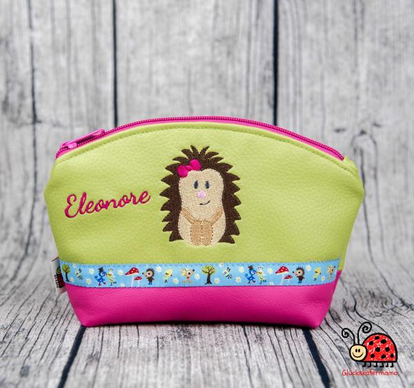 Kosmetiktasche "Igelmädchen"