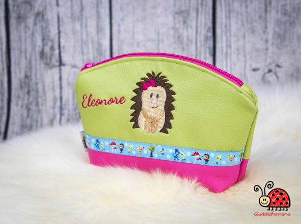 Kosmetiktasche "Igelmädchen"