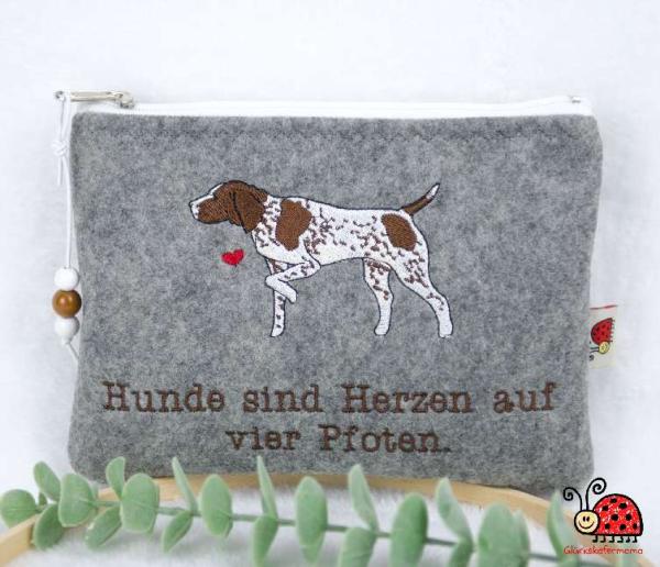 Utensilo Deutsch-Kurzhaar Filz handgemacht