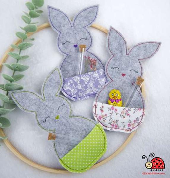 Wunscherfueller Osterhase Blumen