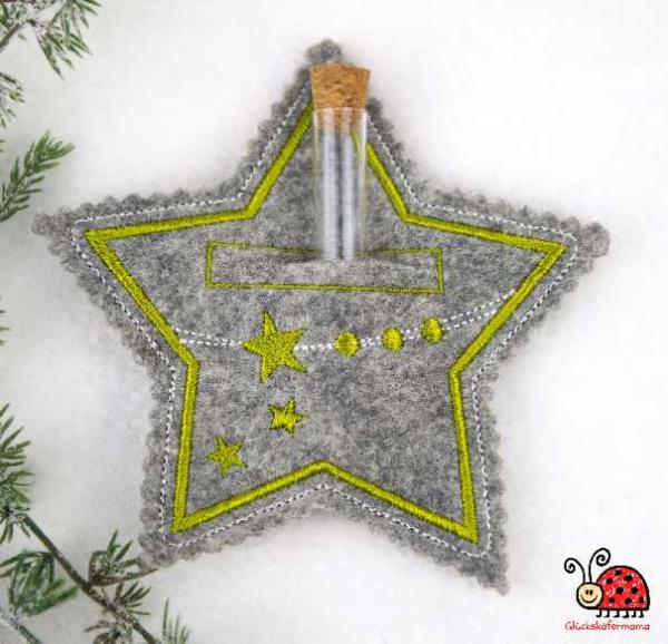 Weihnachten Stern Geld Verpackung gruen