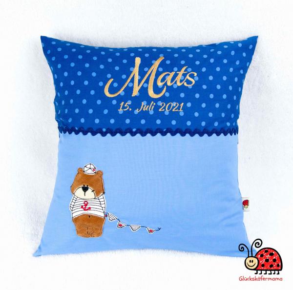 Namenskissen "Seebär"
