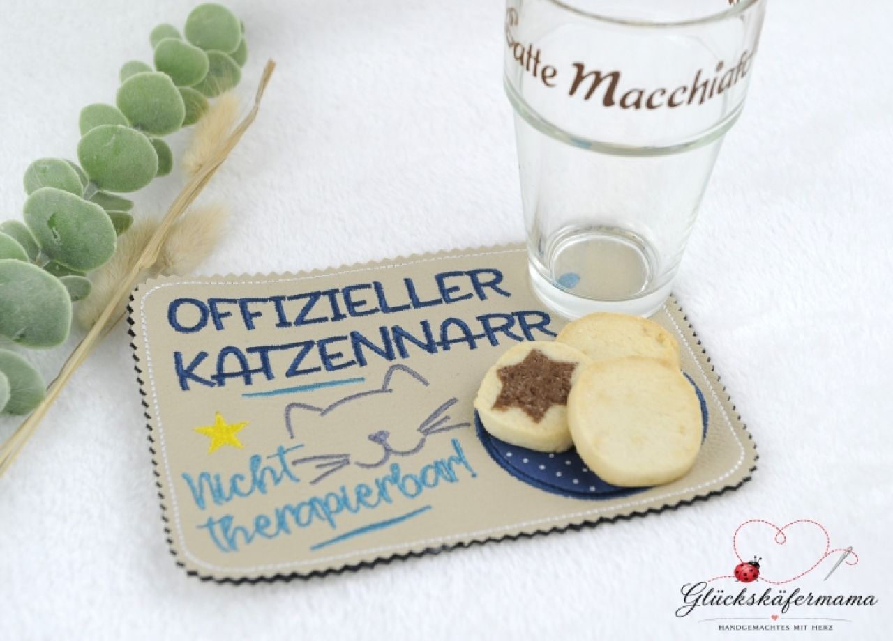 Geschenk Katzenliebhaber Tassenteppich