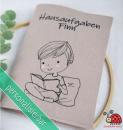 Huelle Hausaufgabenheft Filz Junge