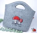 Filzshopper Midi Fliegenpilz Handmade