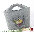 Filzshopper Midi Stricken Haekeln  Handarbeit