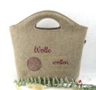 Filzkorb Shopper Midi Wolle