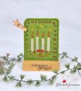 Adentskalender Wollfilz Eichenholz Weihnachtskalender